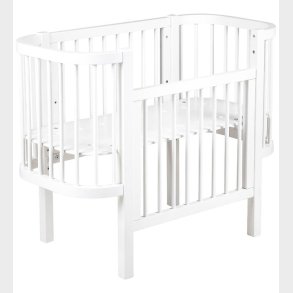 Sebra Seng - Bedside Crib - Classic White