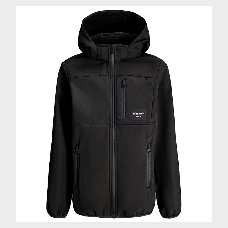 Jack & Jones Softshelljakke m. Fleece - Noos - JJTheo - Sort