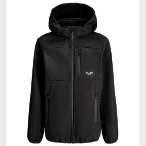 Jack & Jones Softshelljakke m. Fleece - Noos - JJTheo - Sort