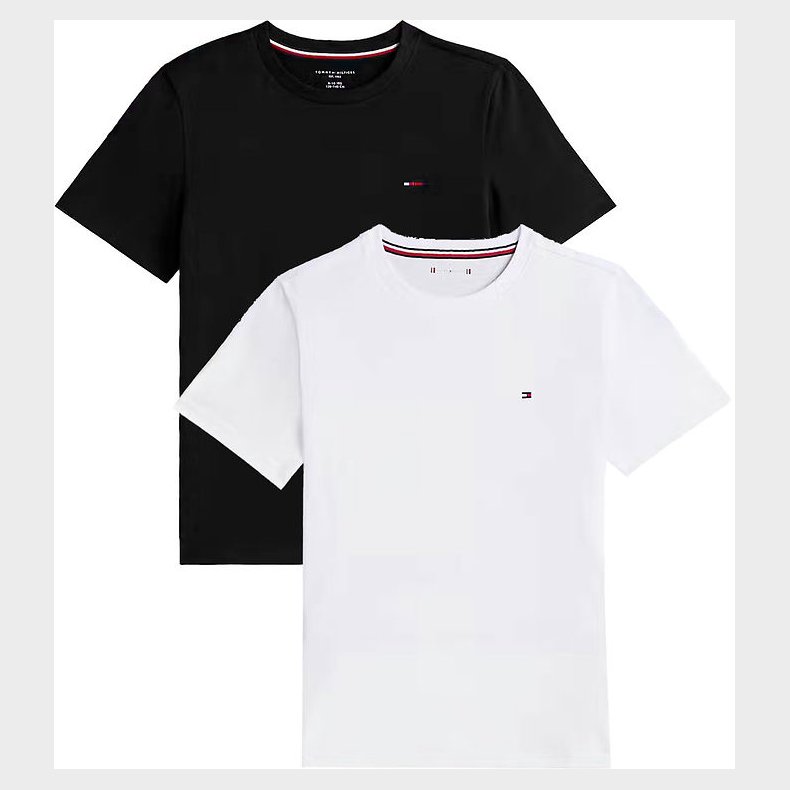 Tommy Hilfiger T-shirt - 2-pak - Black/WhiteBlack