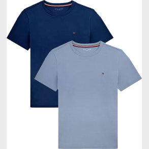 Tommy Hilfiger T-shirt - 2-pak - Brisk Blue/Preppy NavyMulti