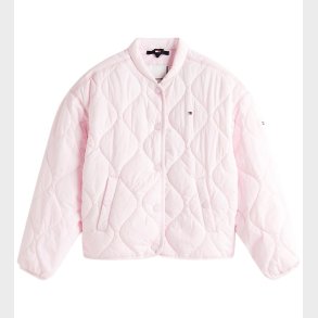 Tommy Hilfiger Jakke - Quilted - Pearly PinkPink