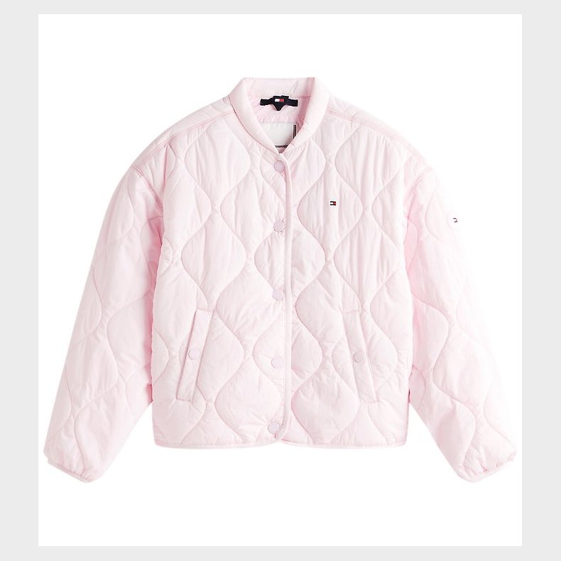 Tommy Hilfiger Overgangsjakke - Quiltet - Pearly PinkPink