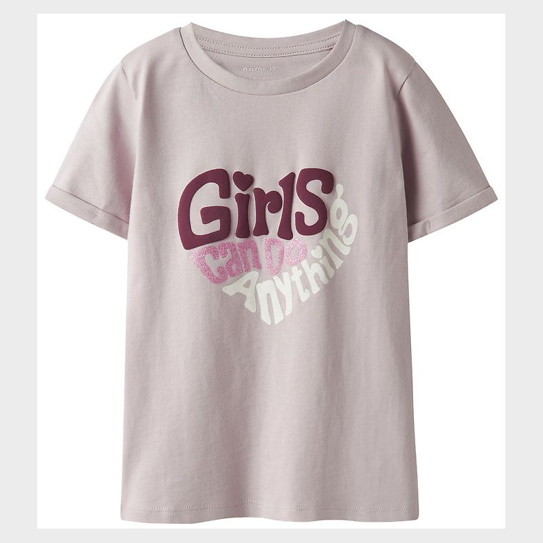 Name It T-shirt - NkfBaria - Lilac Marble