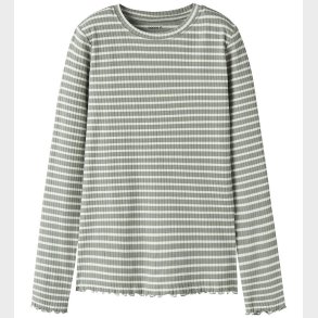 Name It Bluse - Rib - NkfVemma - Shadow/Cloud Dancer