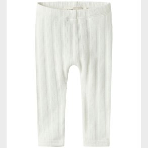 Lil' Atelier Leggings - NbnBob - Coconut Milk m. Hulm�nster