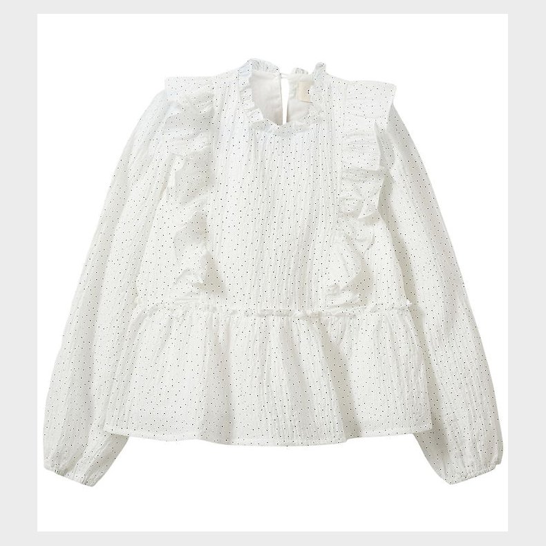 Sofie Schnoor Bluse - SvalaSy - Off White m. Prikker