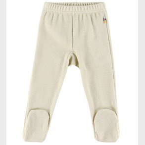 Joha Leggings m. fod - bomuld - Lys Beige