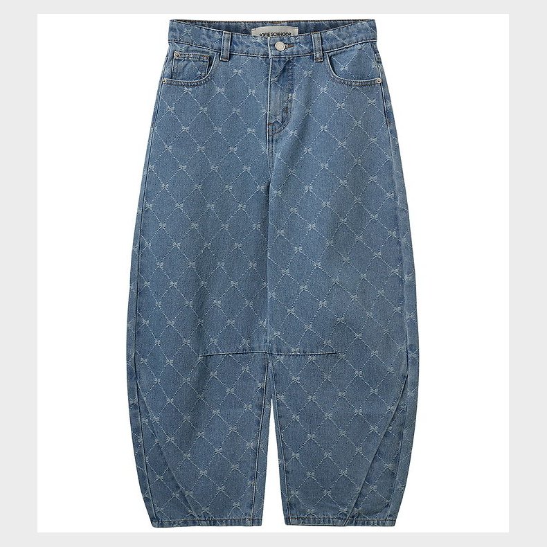 Sofie Schnoor Jeans - Tomar - Denim Blue m. Harlequinm�nster