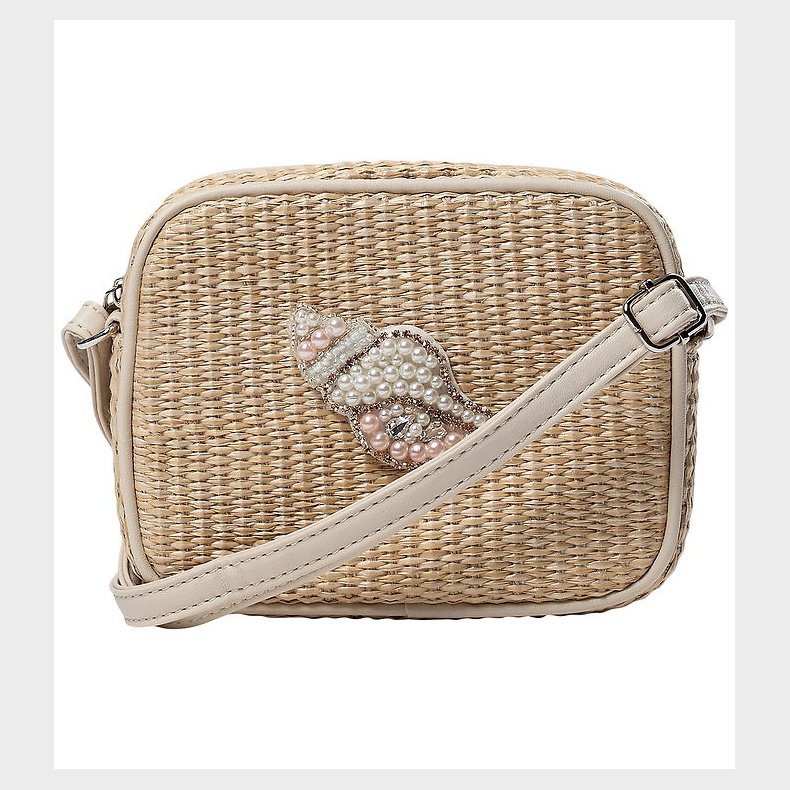 Sofie Schnoor Skuldertaske - NinnieKB - Nature m. Perler