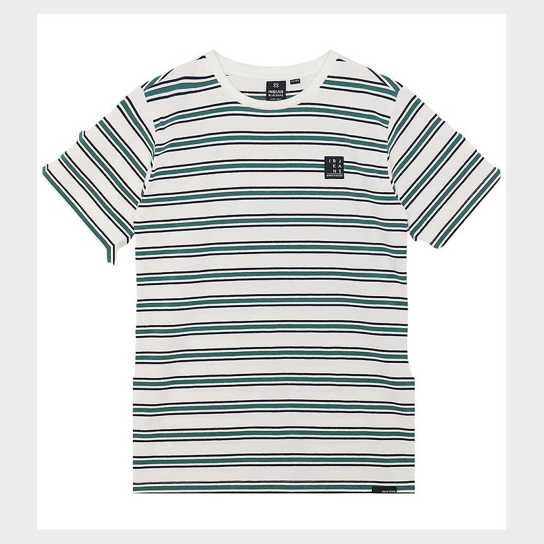 Indian Blue Jeans T-shirt - Stripe - Cloud