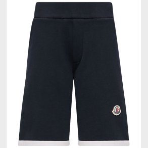 Moncler Sweatshorts - Navy m. Hvid