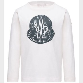 Moncler Bluse - Hvid m. Print