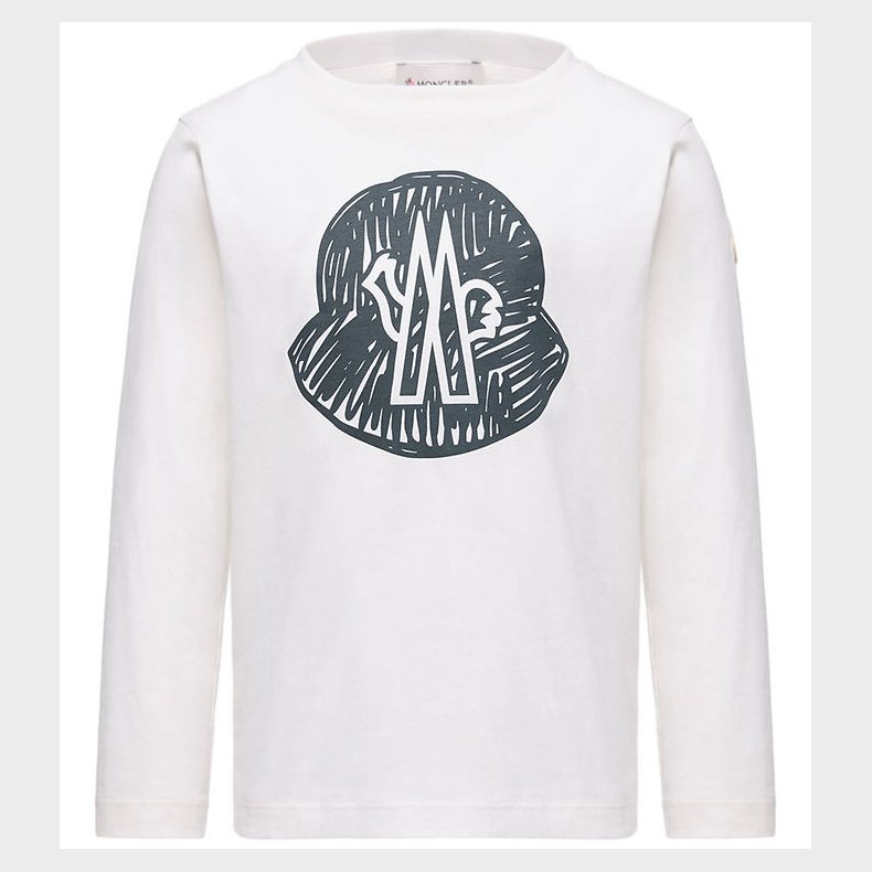 Moncler Bluse - Hvid m. Print