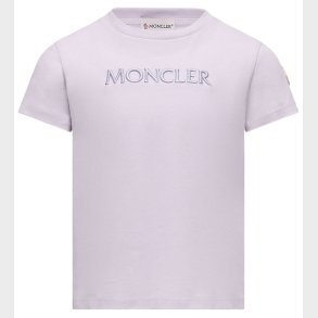 Moncler T-shirt - Open Pink m. Logo