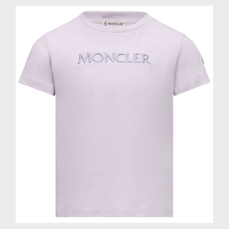 Moncler T-shirt - Open Pink m. Logo