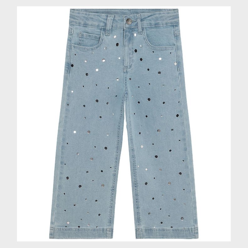 Minymo Jeans - Faded Denim m. Similisten