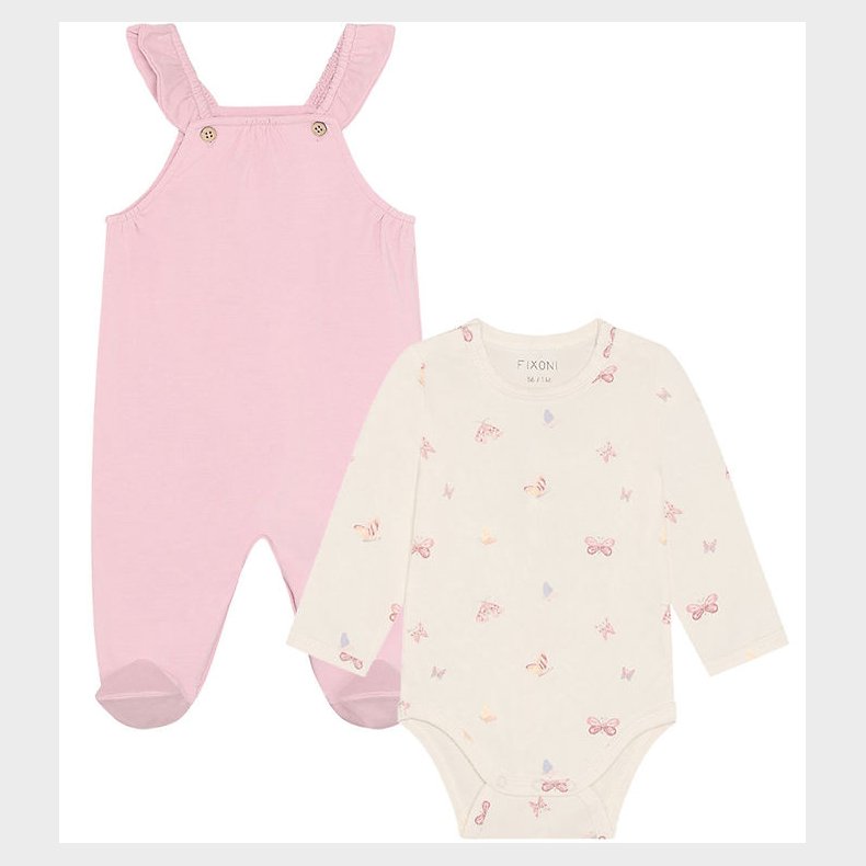 Fixoni Sparkedragt m. Body l/� - Bleached Mauve