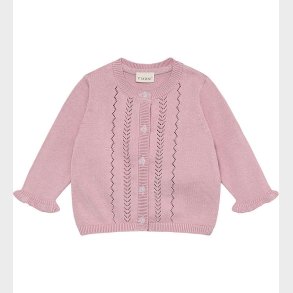 Fixoni Cardigan - Strik - Bleached Mauve