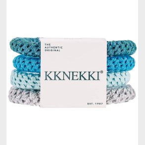 Kknekki H�relastikker - 4-pak - S�lv/Bl�