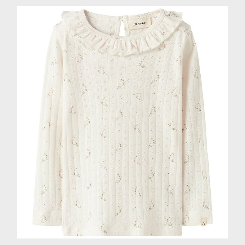 Lil' Atelier Bluse - NmfRachello - Coconut Milk/Flower