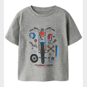 Name It T-shirt - NmmBo - Grey Melange