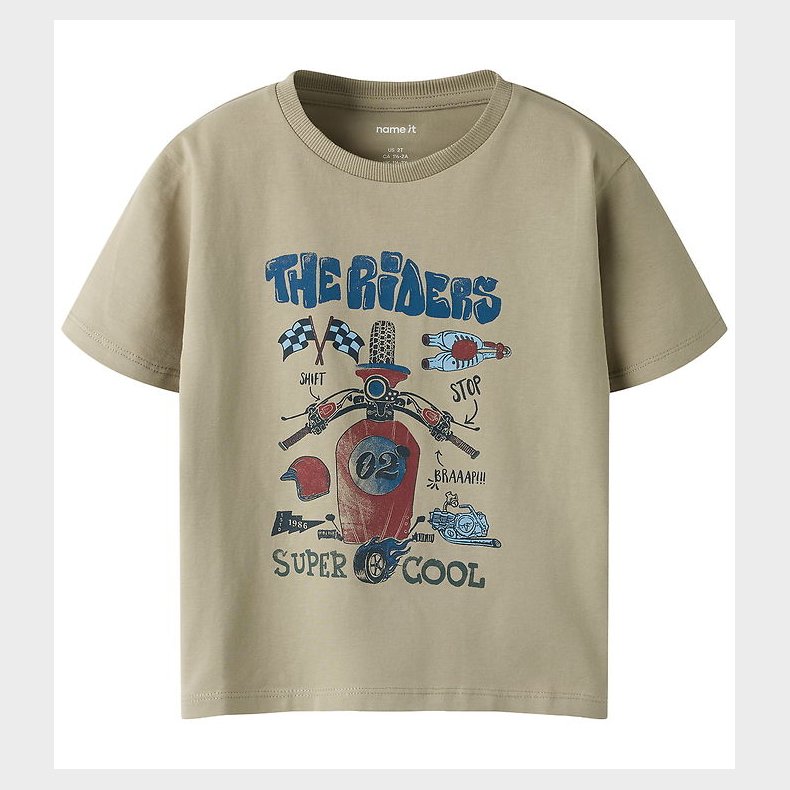 Name It T-shirt - NmmBo - Vintage Khaki