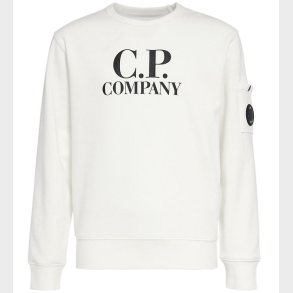 C.P. Company Sweatshirt - Gauze White m. Sort