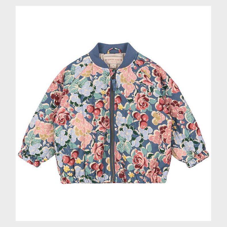 Konges Sl�jd Termojakke - Juno Printed - Bloomiegrape Blues