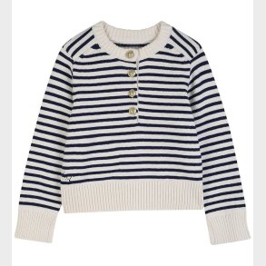 Zadig & Voltaire Bluse - Strik - Navy/ Off White