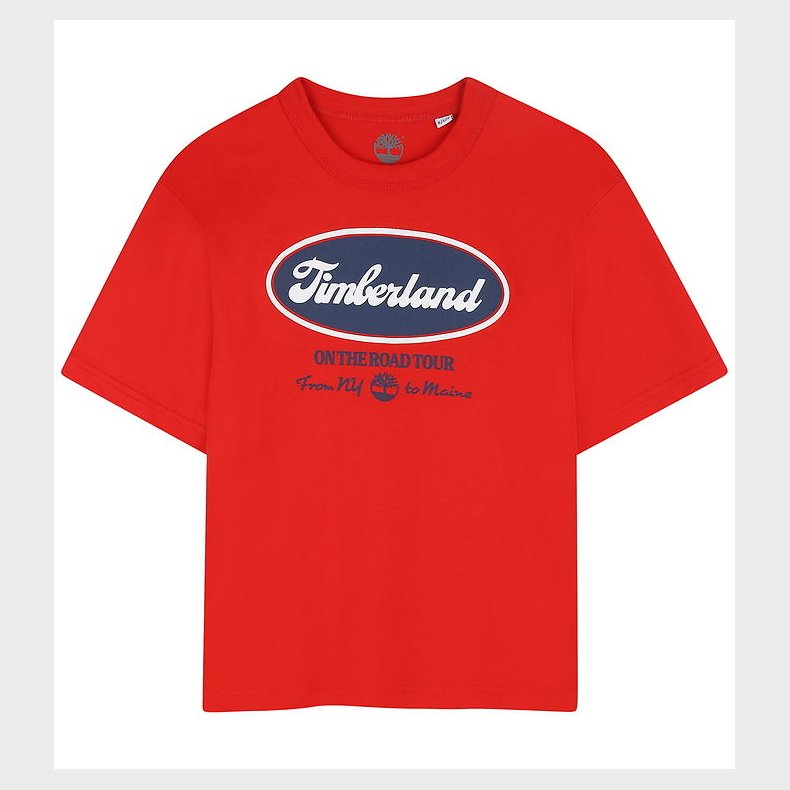Timberland T-shirt - R�d m. Print
