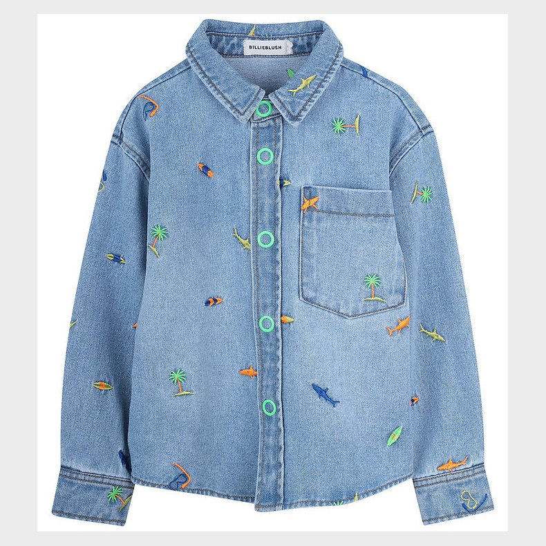 Billieblush Skjorte - Denim - Double Stone