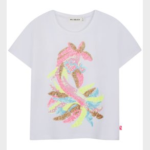 Billieblush T-shirt - Hvid m. Pailletter
