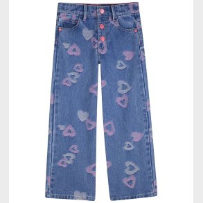 Billieblush Jeans - Denim Blue m. Hjerter