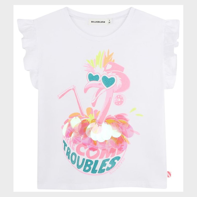 Billieblush T-shirt - Hvid m. Print