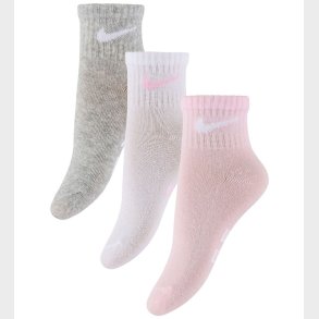 Nike Str�mper - 3-pak - Gripper - Pink Foam