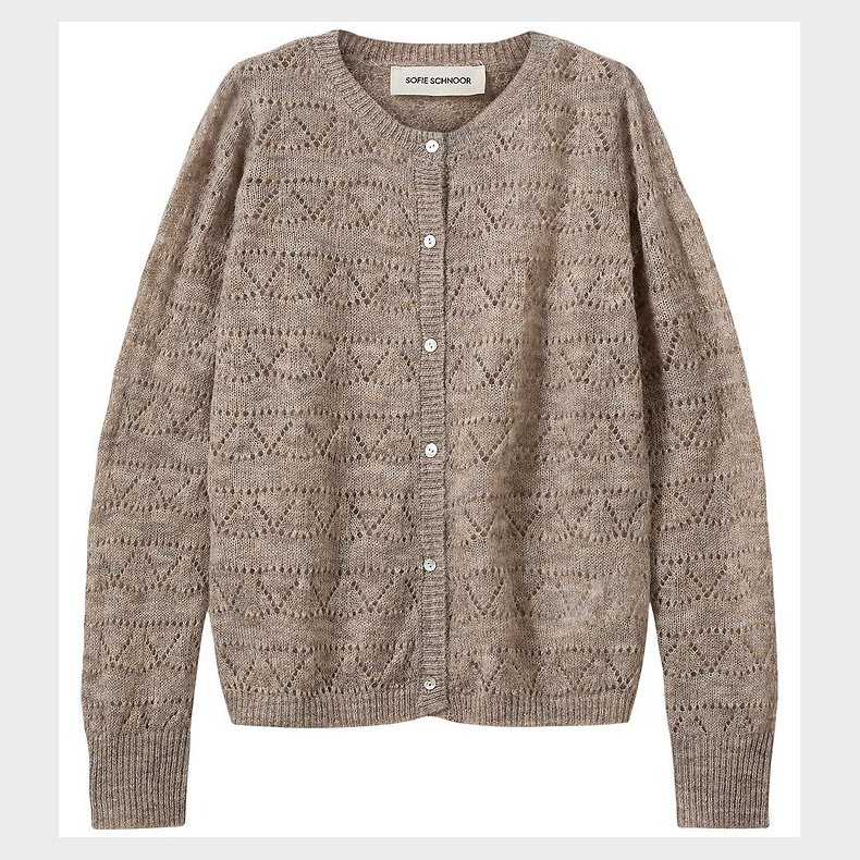 Sofie Schnoor Cardigan - Strik - CisseSY - Deer Melange