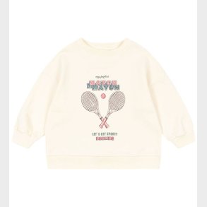 Konges Sl�jd Sweatshirt - Loupy Lou - Buttercream m. Print