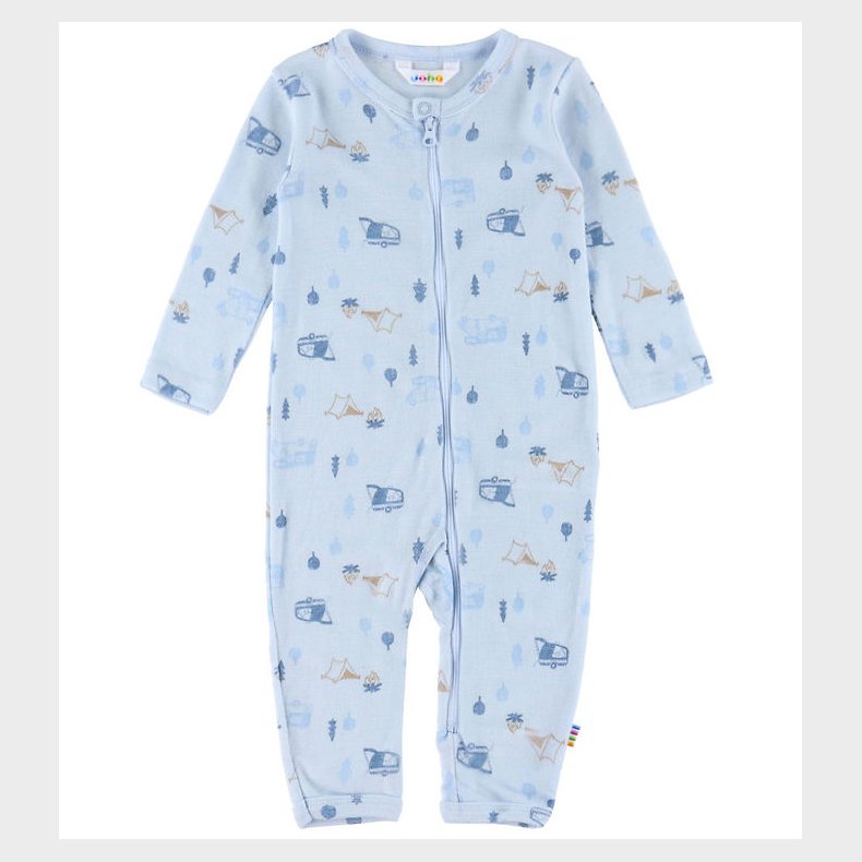 Joha Heldragt - Uld - Lysebl� m. Camping