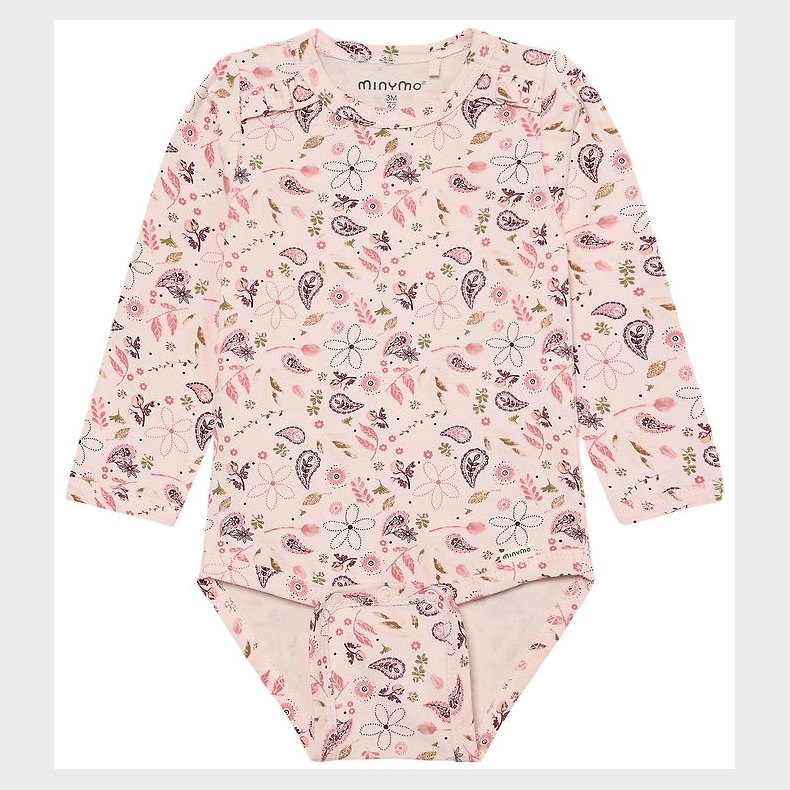 Minymo Body l/� - Mauve Chalk m. Print