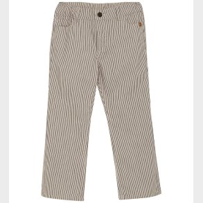 Minymo Bukser - White Swan/Navystribet