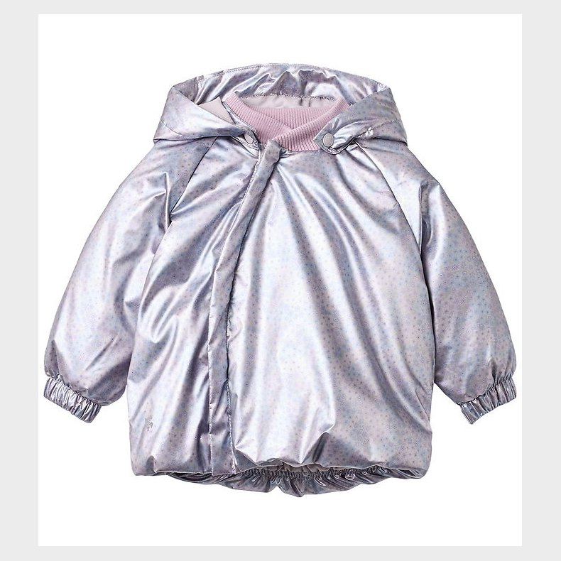 Wheat Dynejakke - Ravi - Silver Sky Flower