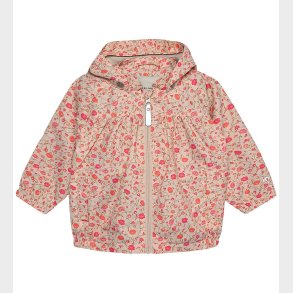 Minymo Sommerjakke - Peach Whip m. Blomster