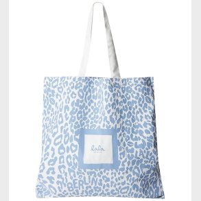 Lala Berlin Shopper - Maja - Light Blue Leo