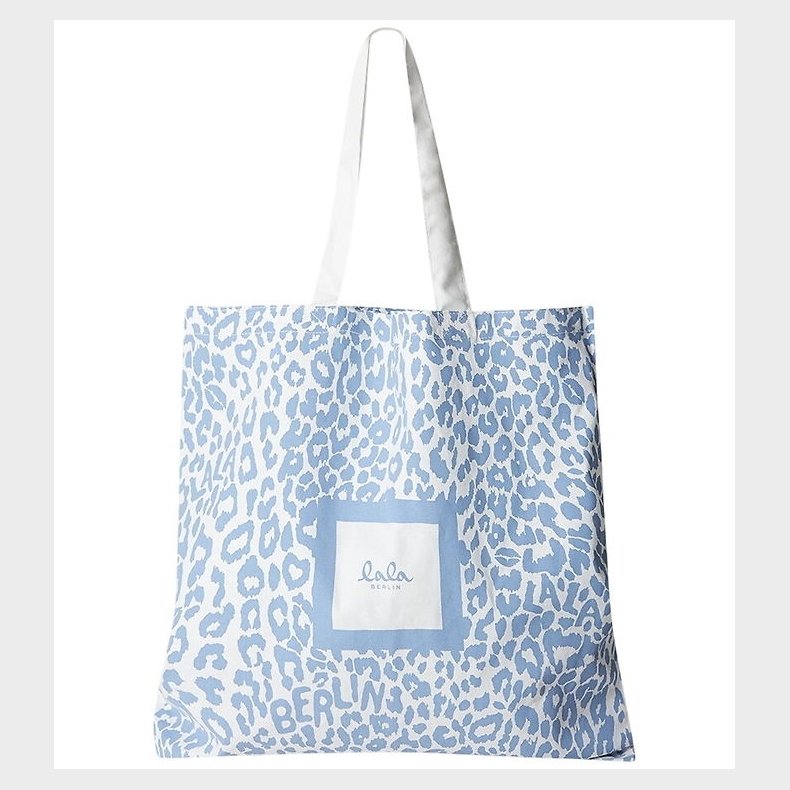 Lala Berlin Shopper - Maja - Light Blue Leo