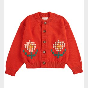 Bobo Choses Cardigan - Strik - Pixel Daisy - R�d