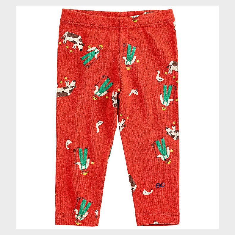Bobo Choses Leggings - Farm Adventure - R�d