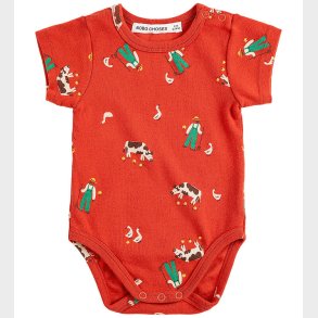 Bobo Choses Body k/� - Farm Adventure - R�d