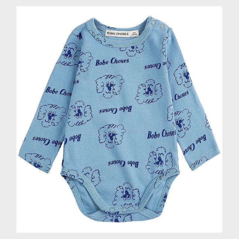 Bobo Choses Body l/� - Pickle The Dog - Light Blue