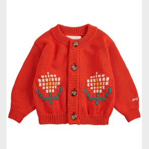 Bobo Choses Cardigan - Strik - Pixel Daisy - R�d